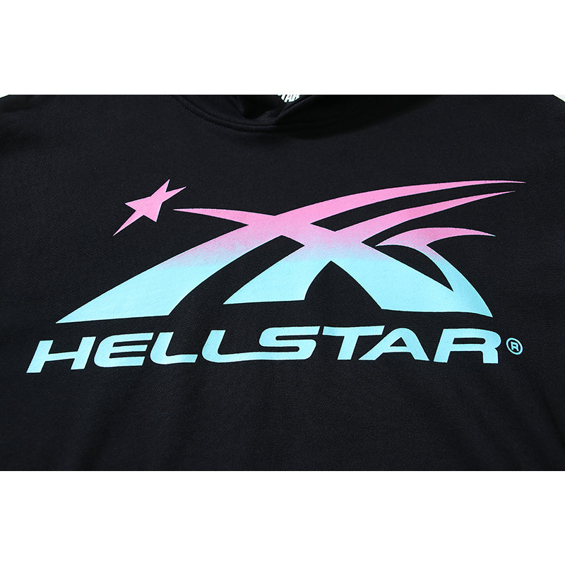 Hellstar Hoodie Wash and Do Old Casual Shorts Summer