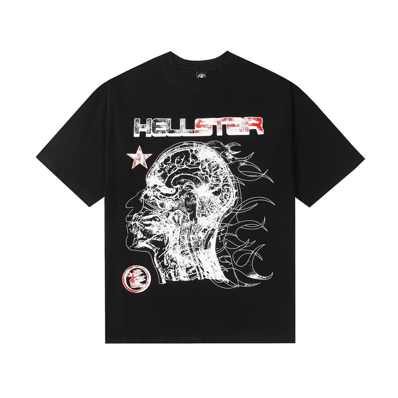 Hellstar T-shirt Men's and Women's Street Fashion Summer