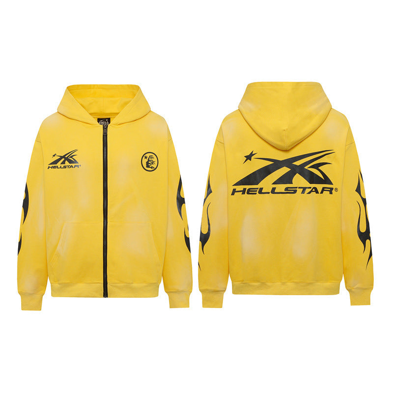 Hellstar Hoodie & Pants2 Loose Hoodie Sweater Casual Pants